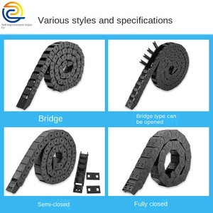 जिकियांग मानक इंजीनियरिंग नायलॉन ड्रैग चेन सूक्ष्म यांत्रिक थ्रेडिंग प्लास्टिक पुल और मशीन उपकरण के लिए टैंक चेन - Product Image 4