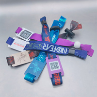 Bracelet NFC avec puce de paiement 424 DNA RFID pour paiement sans argent liquide et anti-contrefaçon lors de festivals de musique