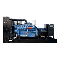 Regolazione della tensione AVR 910kw 1250 kva gruppo elettrogeno diesel con serbatoio carburante telaio