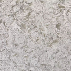 Wholesale High Quality White Quartz Slabs Q9372 Polished Cloudy Gray Veins Engineered Stone Countertop Wholesale - Product Image 2