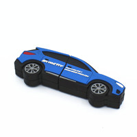 Baru datang murah bentuk mobil usb silikon flash drive grosir grosir mobil SUV bentuk usb disk