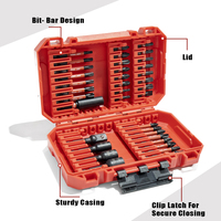 Kit de 36 embouts de tournevis à percussion Tooljoy, comprenant un porte-embouts et des embouts de serrage pour perceuses électriques
