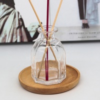 FENGJUN 100ml 250ml air frais luxe vide personnalisé multi-taille Transparent rond roseau diffuseur de parfum bouteille avec bouchon en verre