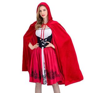 Disfraz de Princesa de Televisión para Niña 2024, Vestido de Caperucita Roja con Capa Navideña Tejida para Halloween <span class=keywords><strong>y</strong></span> Navidad para Niños - Product Image 2