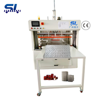 Système de mise en sac semi-automatique manuel pour bouteilles vides, ensacheuse de bouteilles vides en PP, PE, PET, HDPE, film PE, machine d'emballage de sacs en plastique pour bouteilles vides