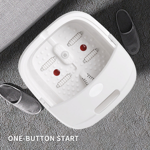 Kiểm soát nhiệt độ nước làm giảm đau chân cơ bắp chân Spa Massager phòng ngủ chân tắm có thể sạc lại máy bồn tắm 100pcs - Product Image 1