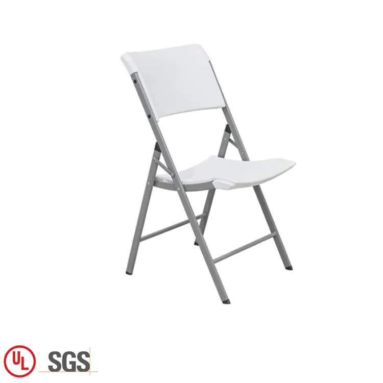 Wholesale cheap portable chair outdoor HDPE white folding plastic wedding chairs for events