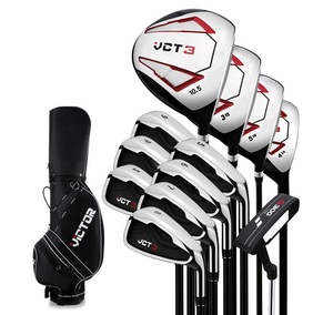 GETWICK MTG031 VCT 3 Ensemble complet de clubs de <span class=keywords><strong>golf</strong></span> pour débutants droitiers avec sac de <span class=keywords><strong>golf</strong></span> et poignée en caoutchouc - Product Image 1