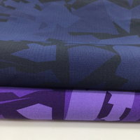 Haute élastique 85% Nylon 15% Spandex Check Design tissu imprimé numérique résistant à l'eau à séchage rapide pour les vêtements de sport pour garçons