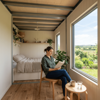 Conteneur Maison Bâtiment Modulaire Préfabriqué Extensible 20/40 pieds pour Food Truck et Boutique Mobile CE Rapide