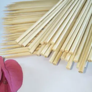 Одноразовые бамбуковые палочки для барбекю в инструментах для барбекю