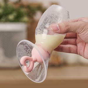 Food Grade Silicone Manual Breast <strong>Pump</strong> <strong>Handfree</strong> Suction Portable Breast <strong>Pump</strong> - Product Image 3