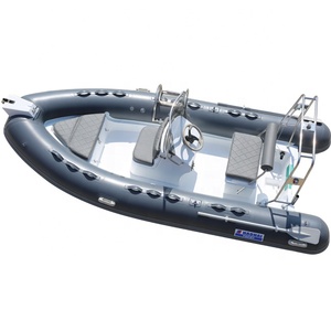 CE costola 14.1ft gommone con fibra di vetro Hypalon e motore Combo Set 3.6m Power Sport nervatura barca per la pesca - Product Image 1