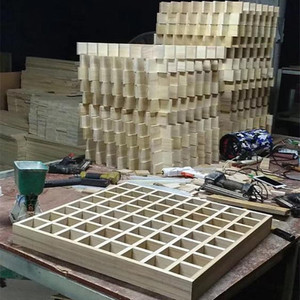 Solid <strong>Acoustic</strong> Panel for Ceiling <strong>Qrd</strong> Acoustical <strong>2D</strong> Wooden <strong>Diffuser</strong> - Product Image 3