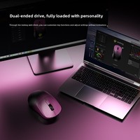 Souris de jeu et de bureau LEOBOG GM5 Pro sans fil, tri-mode, 1000 Hz, 55 g, légère, ergonomique, haute performance, programmable, cadeau