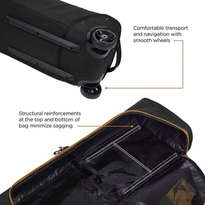 Muestra Gratuita, Bolsa de Esquí con Ruedas para Viajes y Deportes al Aire Libre, Certificación BSCI, Bolsa de Transporte Acolchada Larga para Esquí y Snowboard - Product Image 4
