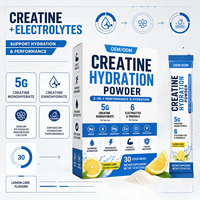 Poudre d'hydratation à la créatine pour athlètes, adultes actifs, nutrition fitness, mélange de boisson électrolytique, supplément de créatine, marque privée