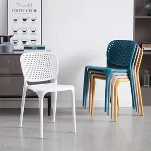 Muebles de comedor Silla de comedor de plástico sillas de jardín de plástico para eventos sillas de hotel de boda