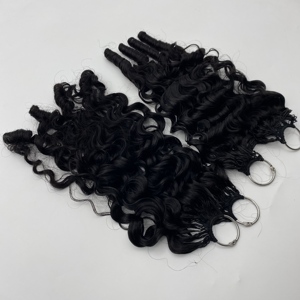 Nuovissime Extension per Capelli a Doppia Trama Effetto Piuma, Sottili <span class=keywords><strong>e</strong></span> Invisibili, Extension di Capelli Vergini di Altissima Qualità per Saloni di Bellezza - Product Image 1