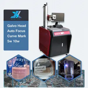 Machine de marquage laser UV JX 3W 10W UV laser 3d avec tête de galvo 3d gravure profonde en métal ultra violet