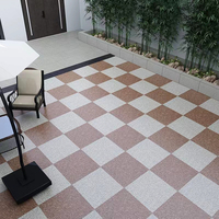 Carreaux de sol en porcelaine et granit antidérapants de couleur rouge Foshan pour intérieur et extérieur, patio et garage