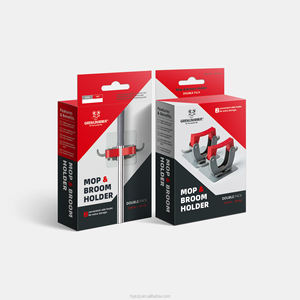 ที่แขวนไม้ถูพื้นแบบติดผนัง ที่เก็บแปรง ที่แขวนอเนกประสงค์ สำหรับเก็บอุปกรณ์ทำความสะอาด - Product Image 4