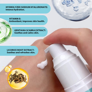 Siero Viso Idratante Istantaneo a Lunga Durata con Ialuronato di Sodio Idrolizzato Naturale <span class=keywords><strong>e</strong></span> <span class=keywords><strong>Vitamina</strong></span> <span class=keywords><strong>E</strong></span> per una Pelle Luminosa - Product Image 4