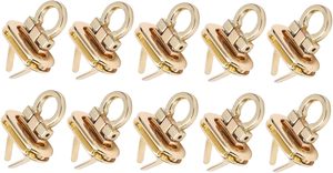 Hardware Lock Buckle PCS Turn Lock Clasp <b>Purse</b> Closure Locks Lock Fastener For DIY Handbag - Product Image 1