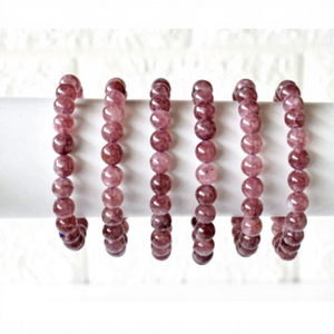 Authentic Quality Women's Tibetan Trendy Peace Pink Color Healing 7.5in Tourmaline <b>Gemstone</b> Hand Beaded <b>Bracelet</b> for Anniversary - Product Image 1