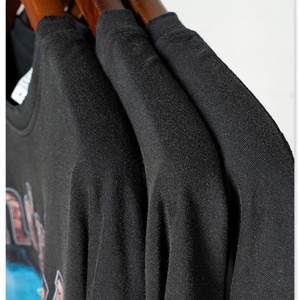 Camiseta de Manga Corta para Hombre, Estilo Hip Hop, Lavada, Desgastada, Vintage, Unisex, con Estampado Ácido - Product Image 4