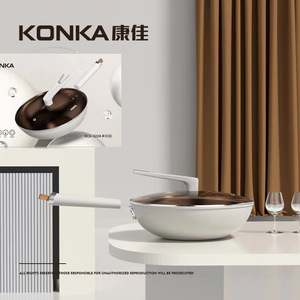 Konka Titanium Wok 32Cm Non-Stick Frying Pan Household Multifunctional Cookware - Product Image 2