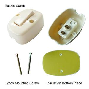 Interruptor eléctrico de pared, <span class=keywords><strong>control</strong></span> único de baquelita vory, <span class=keywords><strong>precio</strong></span> de fábrica - Product Image 3