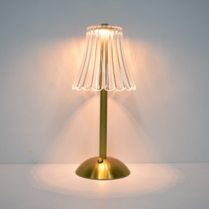 Kristall Lampen schirm Gold wiederauf ladbare Codeless Touch Control Party Weihnachten Luxus kleine Hochzeit Tisch lampe - Product Image 2