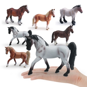 Modelo de Caballo de Simulación de Animales Salvajes para Niños, Réplica Holandesa del Caballo Tennessee Walker, Juguete Decorativo - Product Image 3