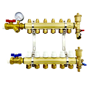 Desviador de calefacción por suelo radiante de cobre puro, diseño integrado manual e inteligente, gran caudal. - Product Image 5