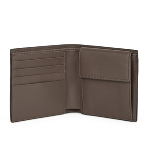 Mount Yanzhi Unisex Fashion Luxury Handmade Custom <strong>Printed</strong> Logo Thread <strong>Cow</strong> Hide Leather RFID Polyester Bifold Short Cash <strong>Wallet</strong> - Product Image 5