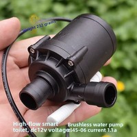 Pompe de circulation d'eau intelligente pour réservoir de toilettes, grand débit, 12V, hauteur de refoulement 3m, 600l/h, modèle ZL45-06, en plastiques techniques