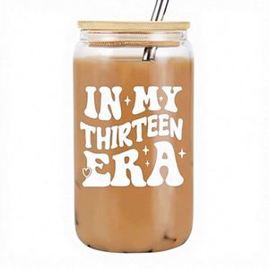 Verre à café transparent personnalisé VivaJoy – Cadeau de mariage souvenir pour la mariée et le couple, design moderne, incassable - Product Image 3