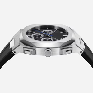 Nouvelle montre-bracelet automatique mécanique pour homme avec fonction chronographe et boîtier en acier inoxydable - Product Image 5