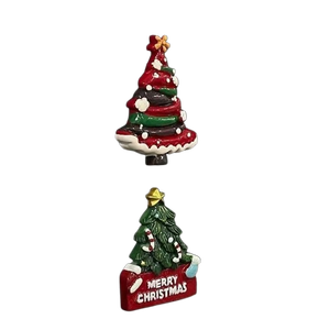 Regalo Promocional, Árbol de Navidad 3D, MÁGNETE DE REFRIGERADOR DE ALUMINIO CON ESTILO CULTURAL Y CREATIVO, IMPERMEABLE, CON LA FRASE MERRY CHRISTMAS - Product Image 1