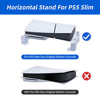 Support de base horizontal PGTECH pour PS5 Slim, compatible avec les consoles PS5 Pro Digital et Disc Edition