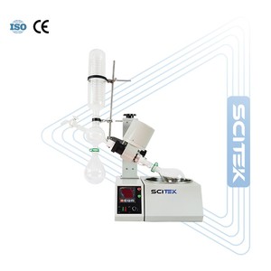 เครื่องระเหยสารแบบหมุน SCITEK ปรับองศาได้ พร้อมหน้าจอแสดงผลดิจิตอล ควบคุมอุณหภูมิและความเร็ว  ทำจากสแตนเลส 304 ควบคุมอัตโนมัติด้วยระบบ PID รองรับ OEM ความจุ 500 มล. - Product Image 2