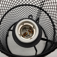Lampe chauffante pour reptiles 27W avec cage de sécurité en maille, support anti-brûlure, prise AU EU UK US pour tortue, lézard, oiseau, poussin, terrarium