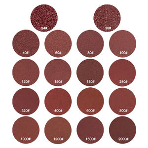 Disco de lijado de papel abrasivo de óxido de aluminio con gancho y bucle de 6 pulgadas y 15 agujeros, papel de <span class=keywords><strong>lija</strong></span> rojo <span class=keywords><strong>para</strong></span> pulido de madera y <span class=keywords><strong>Metal</strong></span> - Product Image 5