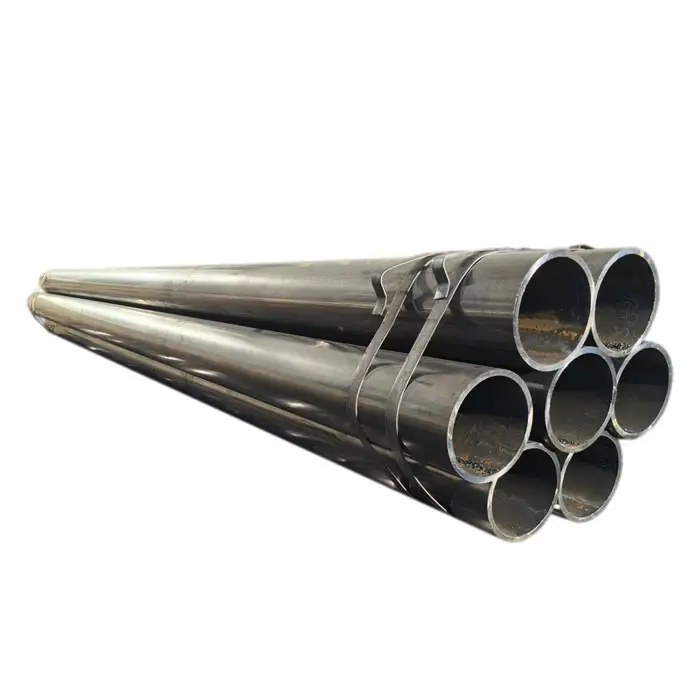 أنابيب فولاذية عالية الدقة من الكربون مقاس 32 بوصة أنابيب مجوفة ملحومة باللون الأسود من الكربون أنابيب فولاذية