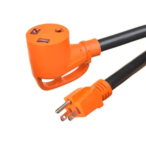 Etl cấp giấy chứng nhận 30 amp Máy phát điện mở rộng dây NEMA 5-15p để NEMA Tt-30r Adapter sjtw 10awg 3pin L5-30 dây mở rộng