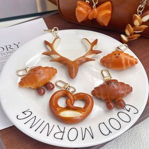 2025 Popular Pretzel Bagel Charm Pendant Car Ornament <b>Backpack</b> Hanging Accessories Women Bag Handbag Keychain Decoration - Product Image 4