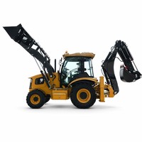 Chargeuse-pelleteuse 4x4 TLS3CX 8,8 tonnes, excavatrice lourde, moteur Yuchai 85KW Euro 5 EPA Tier 4, cabine climatisée de luxe, télescopique