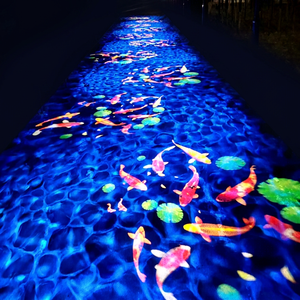 Projecteur LED d'extérieur à effet vague d'eau pour façades architecturales, éclairage paysager, festivals, parcs et attractions scéniques - Product Image 1
