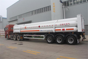 Semi-remorque porte-cylindres GNC 40 pieds pour transport de gaz haute pression – Prix usine - Product Image 4